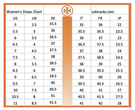 tory burch size chart shoes.